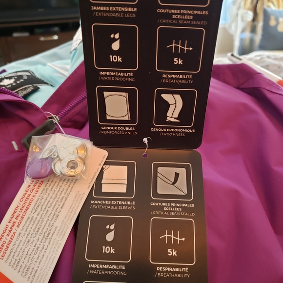 New - Noize brand girls snow pants - Picture 8 of 8